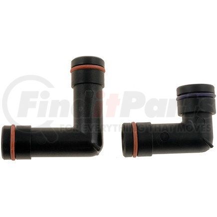 47065 by DORMAN - Heater Hose Fittings With O-Rings - Plastic