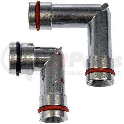Dorman 47065HP HVAC Heater Hose Connector Heater Hose Fittings With O-Rings - Aluminum