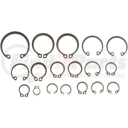 49899 by DORMAN - External Retaining Ring Assortment - 1/4 In.-1 In. (6.3mm-25.4mm)