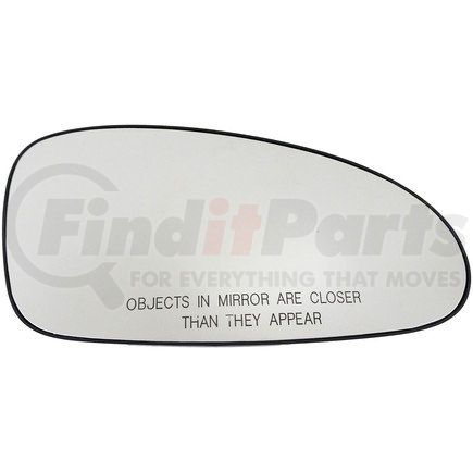 56040 by DORMAN - Plastic Backed Door Mirror Glass