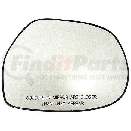 56416 by DORMAN - Plastic Backed Door Mirror Glass