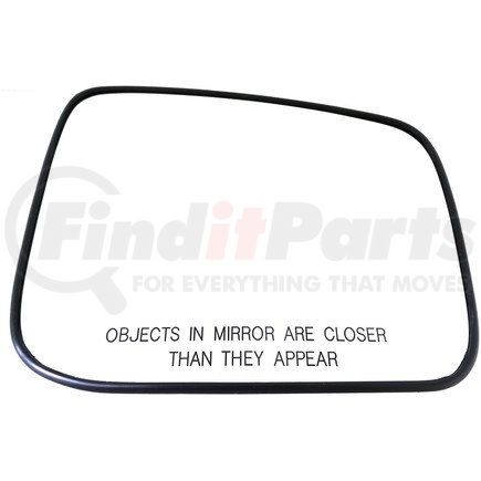 56567 by DORMAN - Plastic Backed Door Mirror Glass