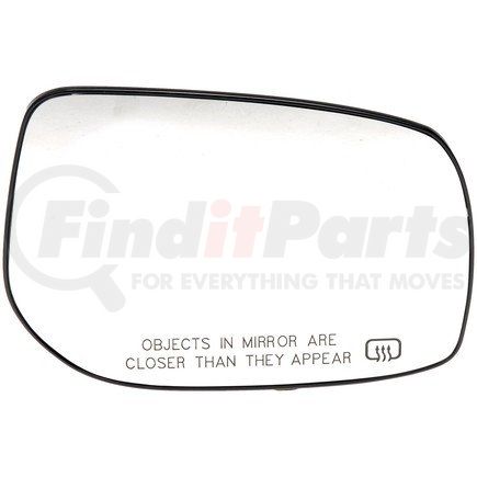 56465 by DORMAN - Plastic Backed Door Mirror Glass