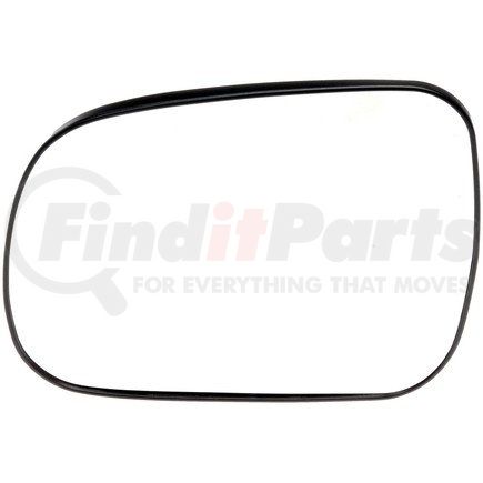 56476 by DORMAN - Plastic Backed Door Mirror Glass