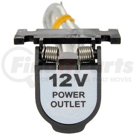 56487 by DORMAN - 12 Volt Weather Proof Exterior Power Outlet