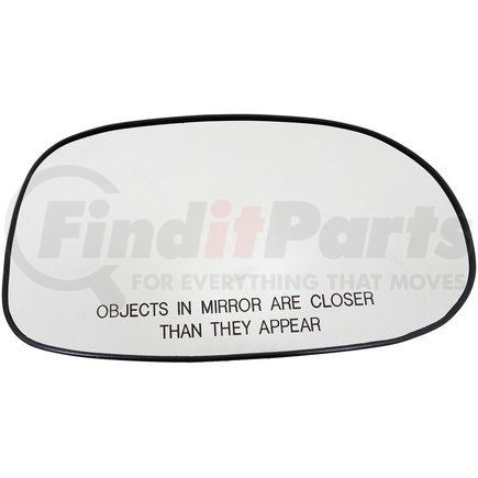 56543 by DORMAN - Plastic Backed Door Mirror Glass