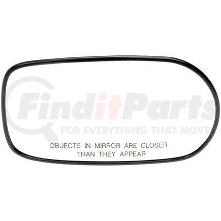 56607 by DORMAN - Plastic Backed Door Mirror Glass