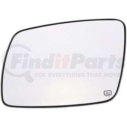 Dorman 56972 Door Mirror Glass Non Heated Plastic Backed Mirror Left