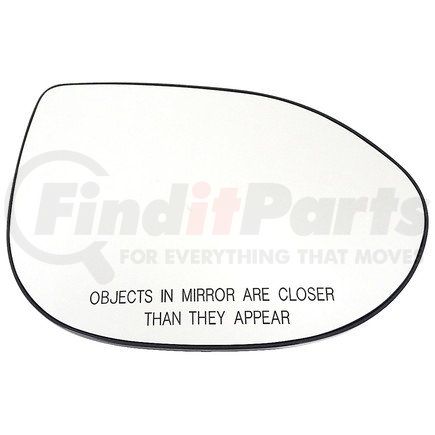 56725 by DORMAN - Plastic Backed Door Mirror Glass