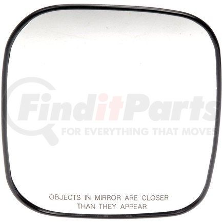 56765 by DORMAN - Plastic Backed Door Mirror Glass