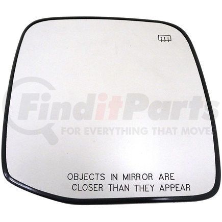 56785 by DORMAN - Plastic Backed Door Mirror Glass