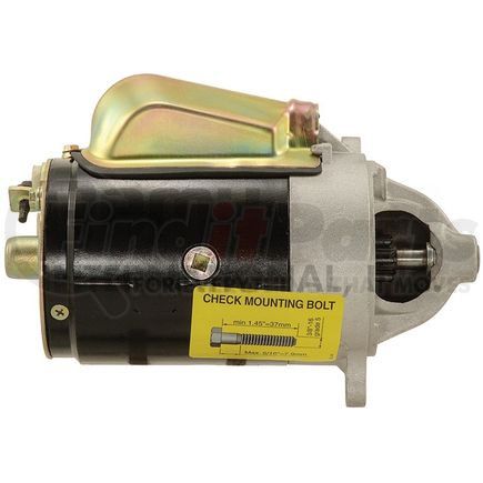 25055 by DELCO REMY - Starter Motor - Remanufactured, Straight Drive