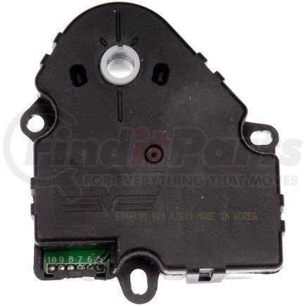 604-199 by DORMAN - Air Door Actuator - Temperature, Rear