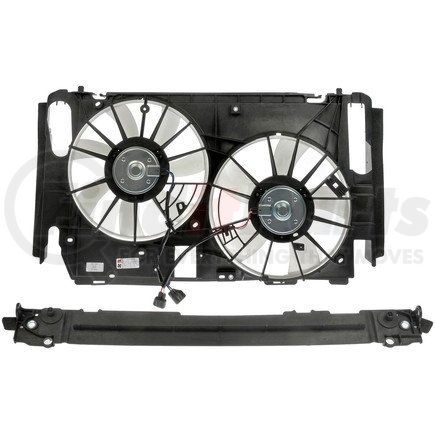 620-596 by DORMAN - Dual Fan Assembly Without Controller