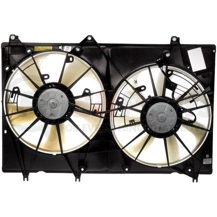 620-270 by DORMAN - Dual Fan Assembly Without Controller