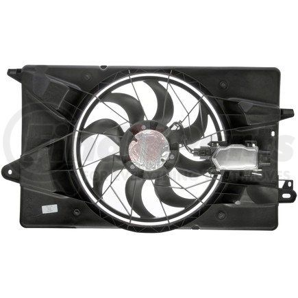 621-114 by DORMAN - Radiator Fan Assembly With Controller