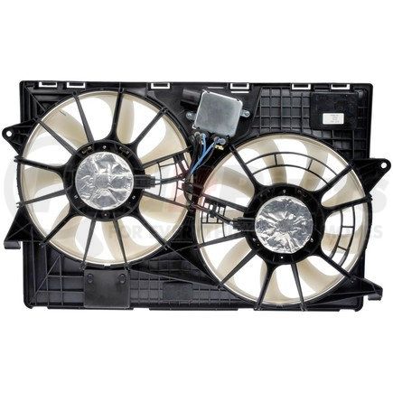 621-384 by DORMAN - Dual Fan Assembly With Resistor And Controller