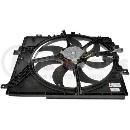 621-555 by DORMAN - Radiator Fan Assembly Without Controller