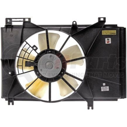 621-412 by DORMAN - Radiator Fan Assembly Without Controller