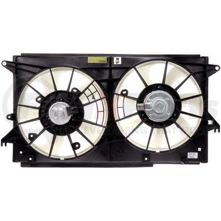 621-414 by DORMAN - Dual Fan Assembly Without Controller