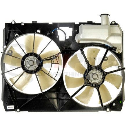 620-553 by DORMAN - Dual Fan Assembly With Reservoir