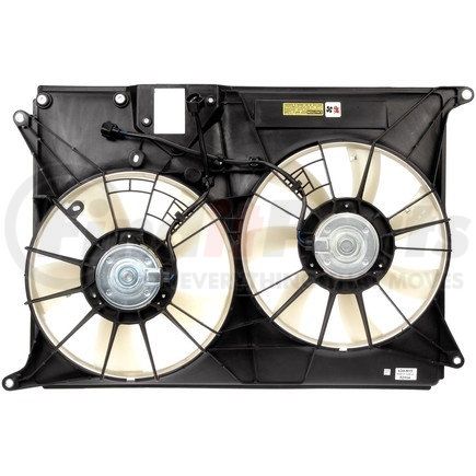 620-815 by DORMAN - Dual Fan Assembly Without Controller