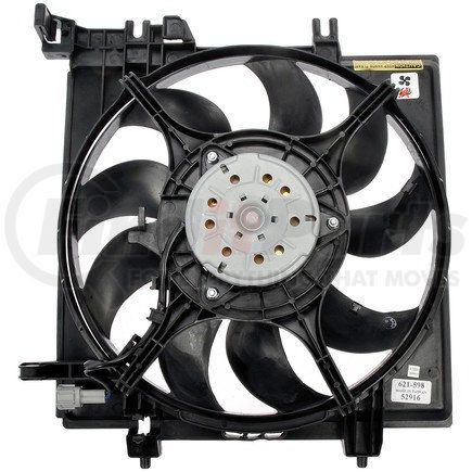 621-598 by DORMAN - Radiator Fan Assembly Without Controller