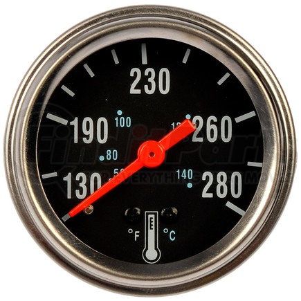 7-123 by DORMAN - Water Temperature Gauge - Mechanical