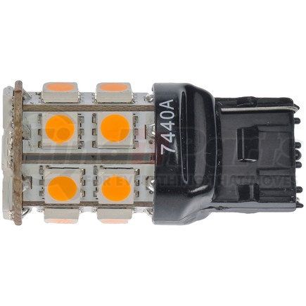 7440A-SMD by DORMAN - 7440 Amber 5050SMD 20LED Bulb