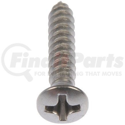 784-100 by DORMAN - Self Tapping Screw-Stainless Steel-Oval Head-No. 6 x 1/2 In., 3/4 In.
