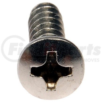 784-115D by DORMAN - Self Tapping Screws - Stainless Steel - Oval Head - No.8 X 1/2 In., 3/4 In.