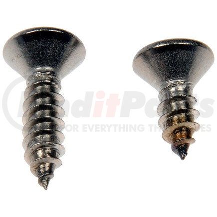 784-140D by DORMAN - Self Tapping Screws - Stainless Steel - Oval Head - No.10 X 1/2 In., 3/4 In.