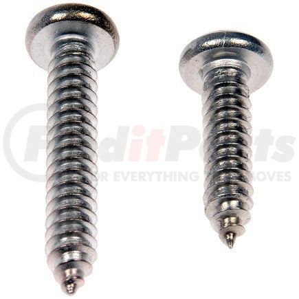 784-185D by DORMAN - Self Tapping Screws - Stainless Steel - Pan Head - No.14 X 1 In., 1-1/2 In.