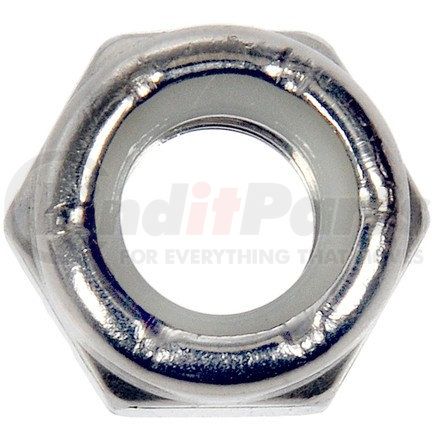 784-305 by DORMAN - Hex Nut With Nylon Ring Insert - Stainless Steel -Thread Size - 5/16-18 In.