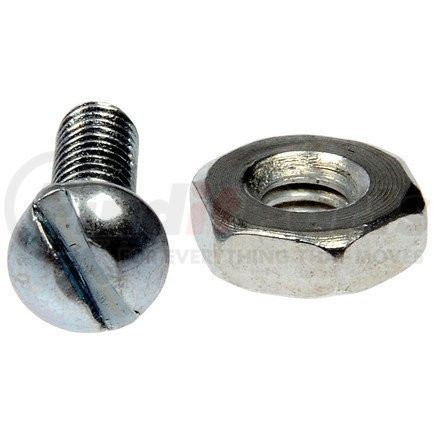 784-700D by DORMAN - Machine Screw-Round Head Slotted- 6-32 x 1/2 In. With Hex Nut