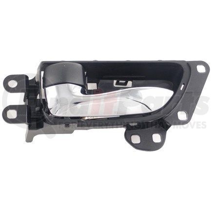 79868 by DORMAN - Interior Door Handle Chrome Lever Front Left Black Housing
