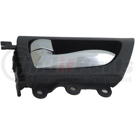 79874 by DORMAN - Interior Door Handle Chrome Lever Rear Left Black Housing