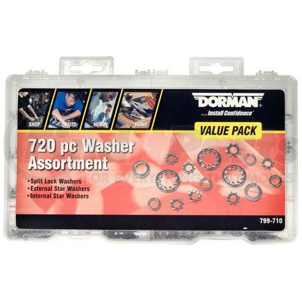 799-710 by DORMAN - Washer Value Pack- 18 Sku's- 702 Pieces