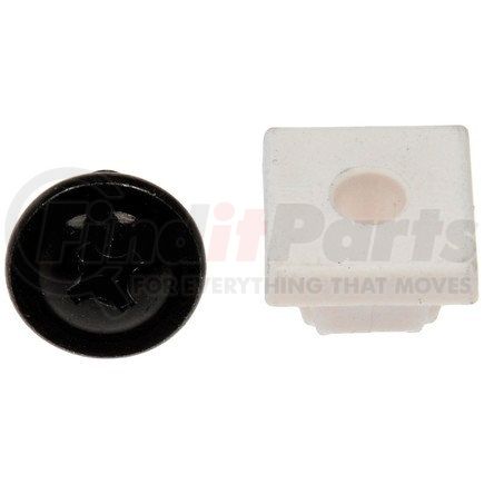 785-132D by DORMAN - License Plate Fasteners - M6.3-1.81 X 16Mm