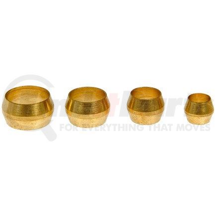 785-318D by DORMAN - Brass Compression Sleeve Assortment - 3/16 In., 1/4 In., 5/16 In., 3/8 In.