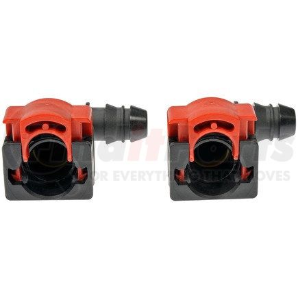 800-596 by DORMAN - 1/2 In. Fuel Line Connector, Elbow 90 To 1/2 In. Barbed