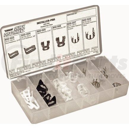 800-096 by DORMAN - Quick Connector Tech Tray - Retaining Clips - 26 Pieces