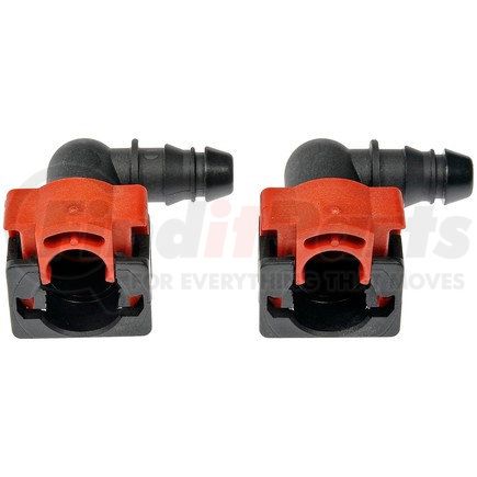 800-390 by DORMAN - 12 mm Nylon Fuel Vapor Connector, Elbow 90 To 12 mm Barbed