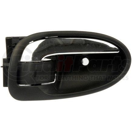 80401 by DORMAN - Interior Door Handle Front/Rear Left Chrome Lever/Dark Grey Housing