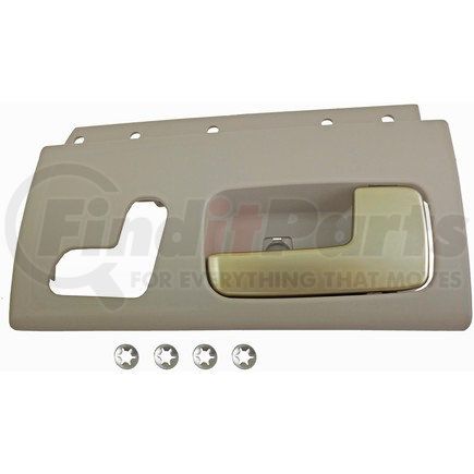 80469 by DORMAN - Interior Door Handle Front Right Kit  Chrome Lever Beige Housing