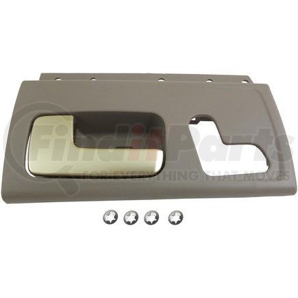 80472 by DORMAN - Interior Door Handle Front Left Kit Chrome Lever Gray Housing