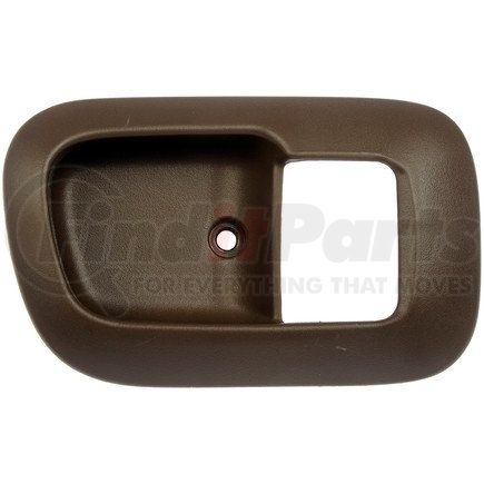 80504 by DORMAN - Interior Door Handle Front Right Bezel Textured Brown