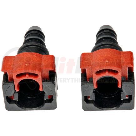 800-921 by DORMAN - 12 mm Fuel Line Connector, Straight To 12 mm Barbed