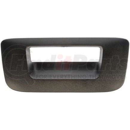 80124 by DORMAN - Tailgate Handle Bezel Textured Black