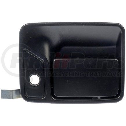 80645 by DORMAN - Exterior Door Handle Front Left Smooth Black